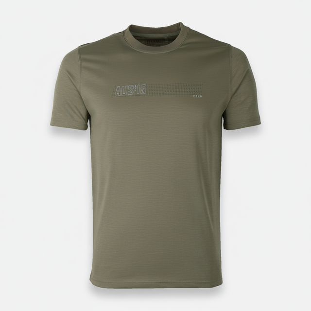 Men Round Neck Short Sleeve T-Shirt