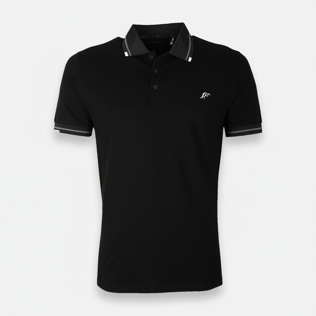 Men Pique Polo T-Shirt Short Sleeve