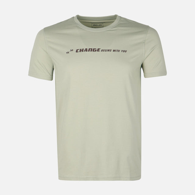 Men T-Shirt Round Neck