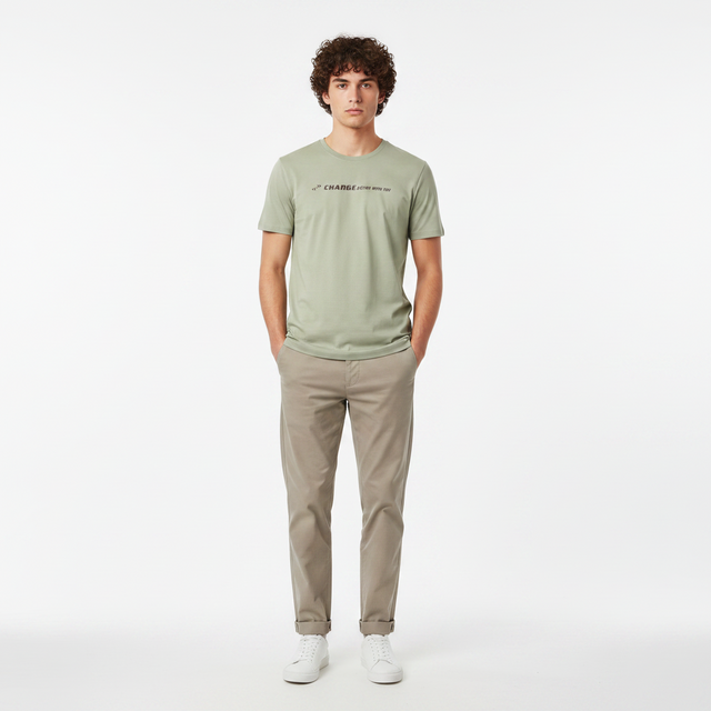 Men T-Shirt Round Neck