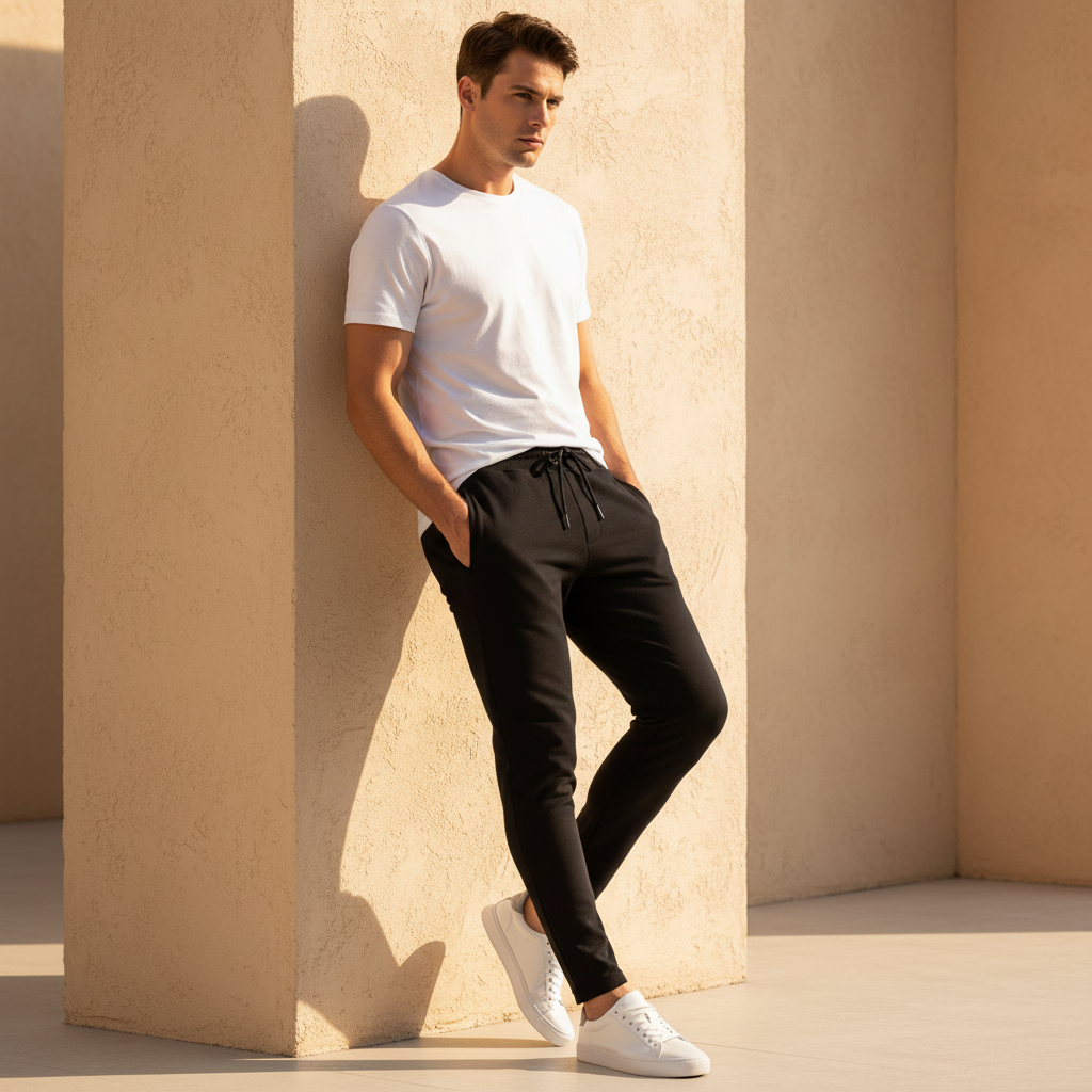 Men Jogging Pants Slim Fit