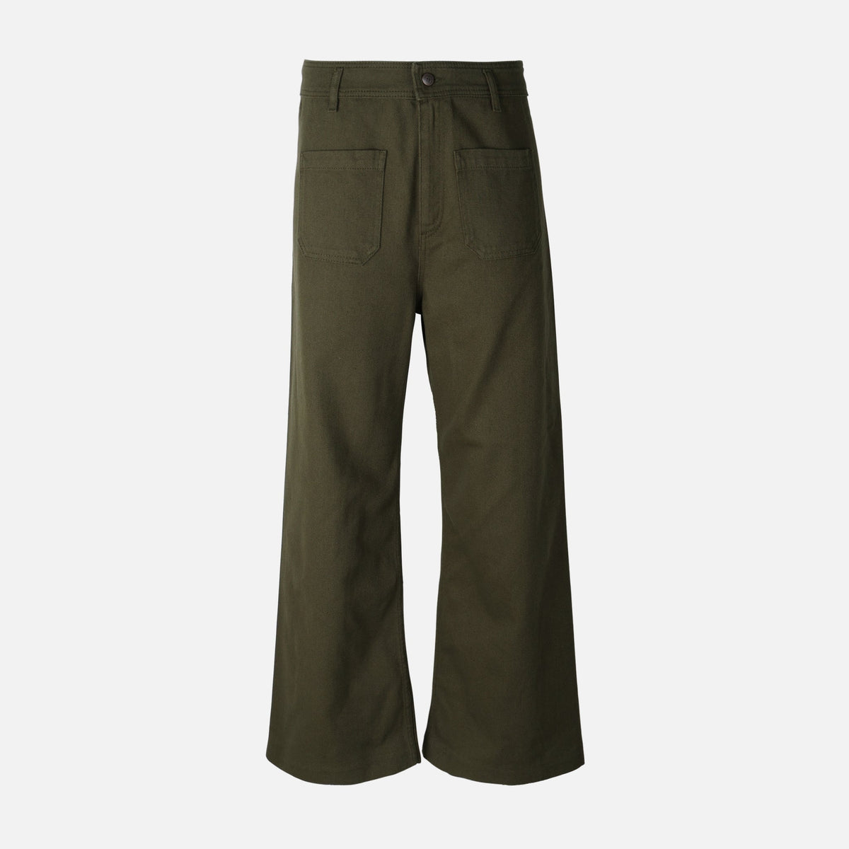 Womens Zw Patch Pocket Wide Leg Pants Jeans