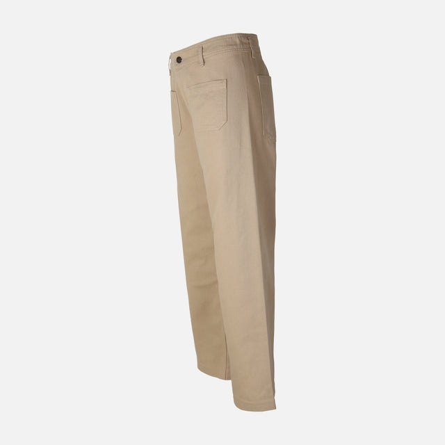 Womens Zw Patch Pocket Wide Leg Pants Jeans