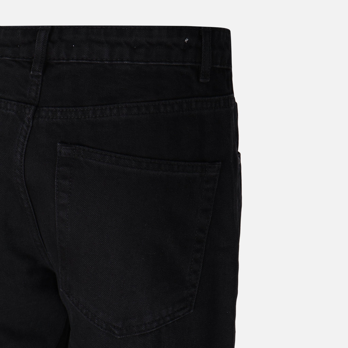 Womens Straight Mid Waist Pants Jeans