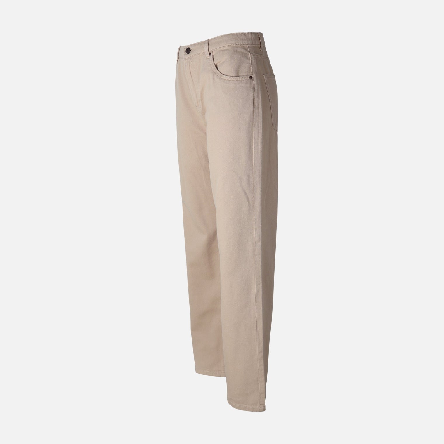Womens Straight Mid Waist Pants Jeans