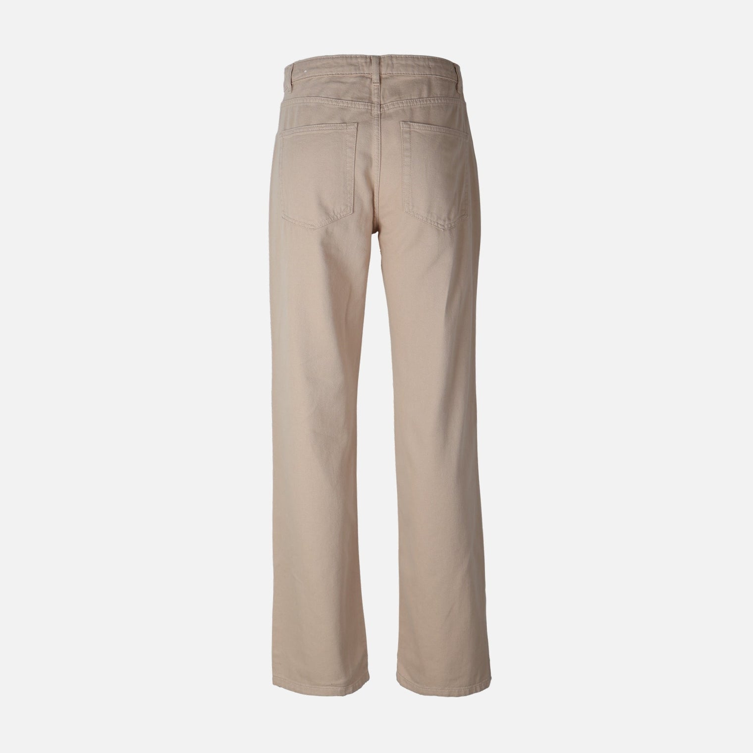 Womens Straight Mid Waist Pants Jeans