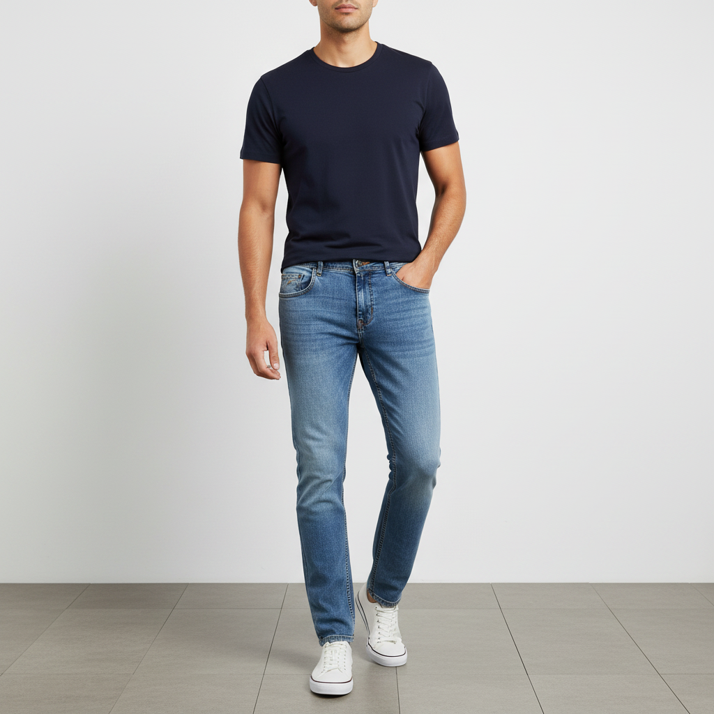 Mens Denim Jeans Pants Cool Max