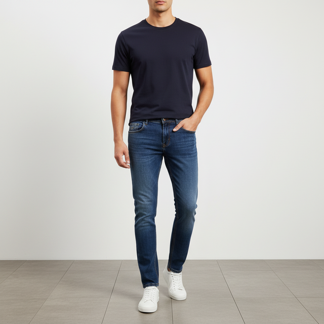 Mens Denim Jeans Pants Cool Max