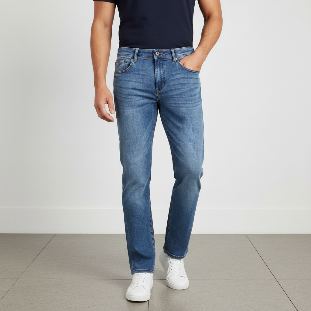 Mens Denim Jeans Pants Cool Max