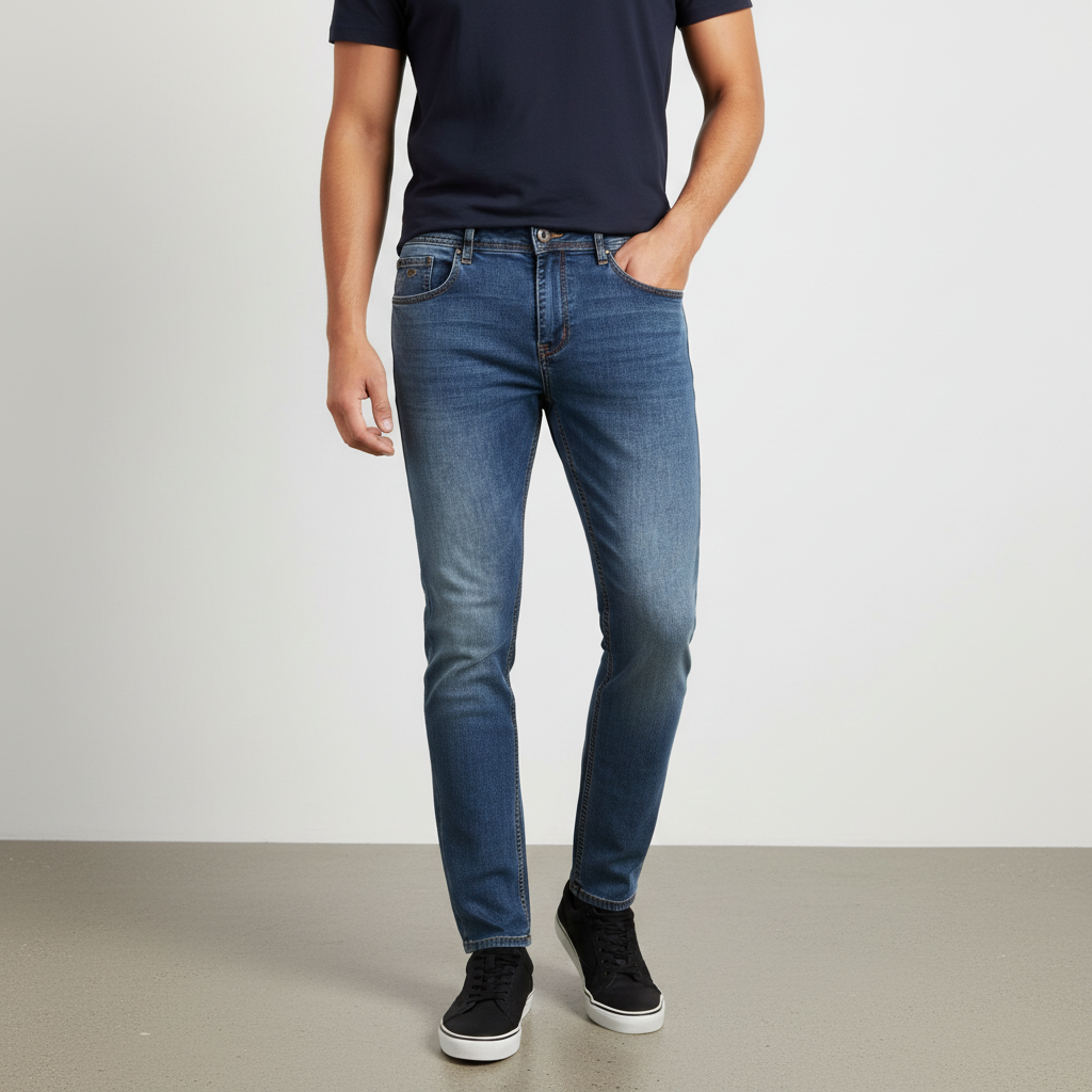 Mens Denim Jeans Pants Cool Max
