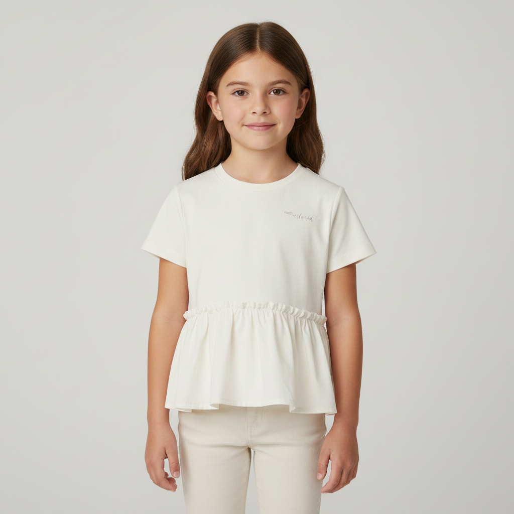 Girls T-Shirt Round Neck