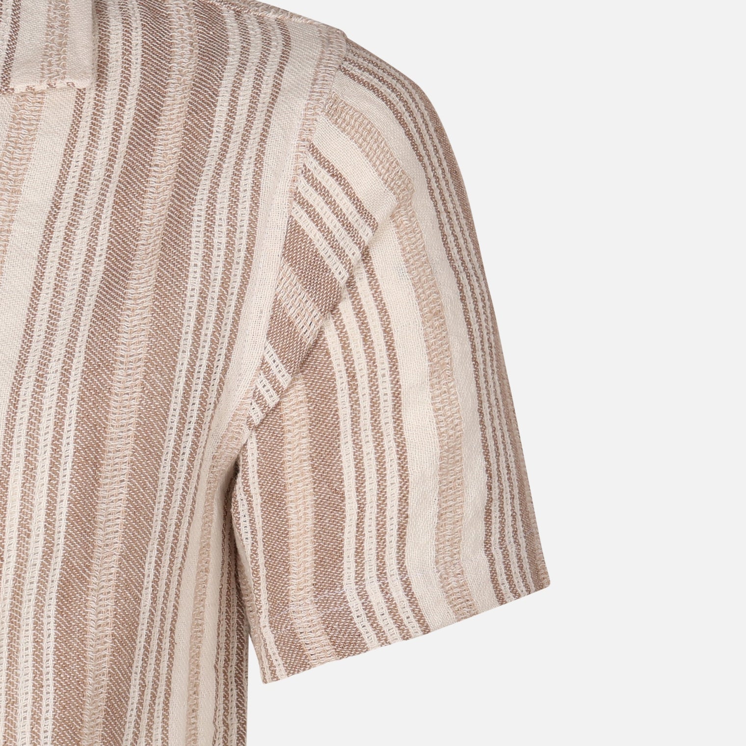 Mens Knitted Short Sleeve Shirt