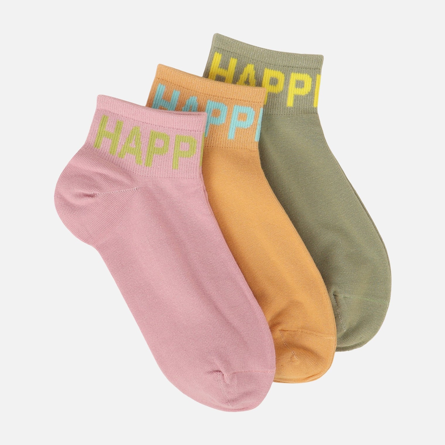 Ladies Ankle Socks 3 Pairs