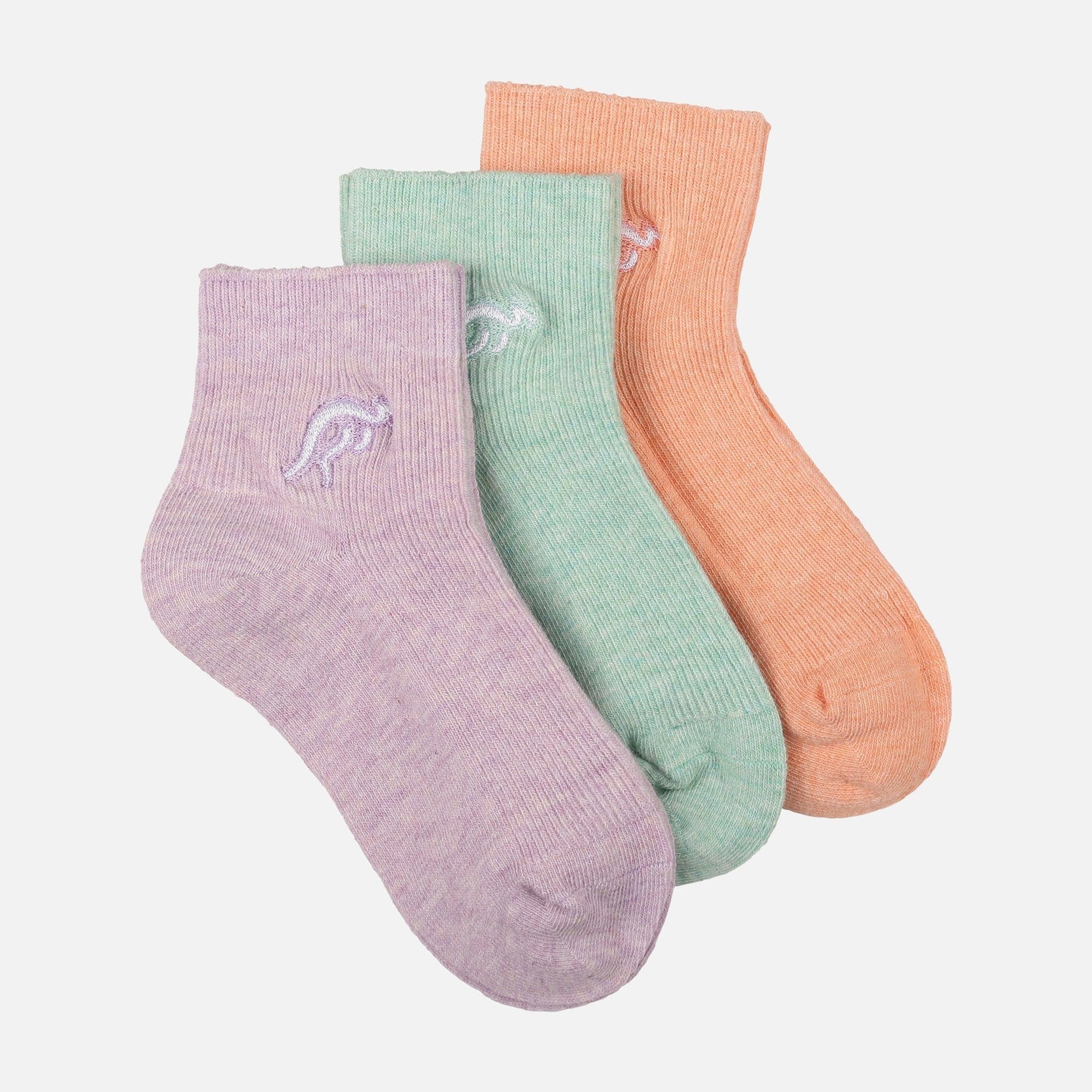 Girl Socks Quarter 3Pairs