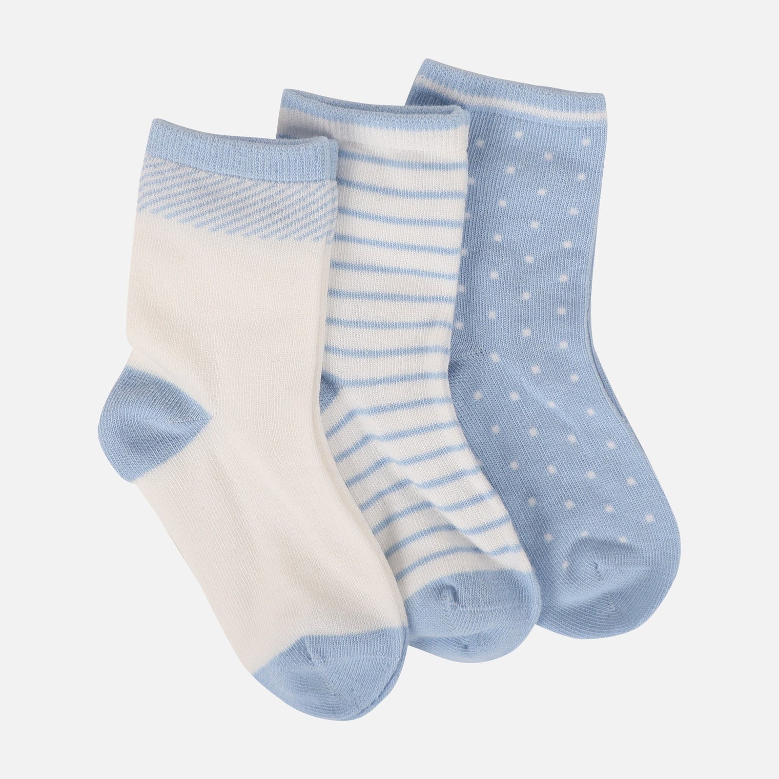Boys Quarter Socks 3 Pairs