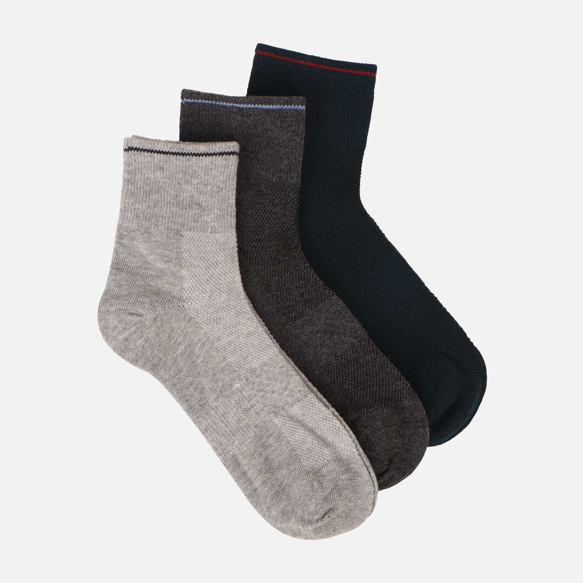 Men Quarter Socks 3 Pairs