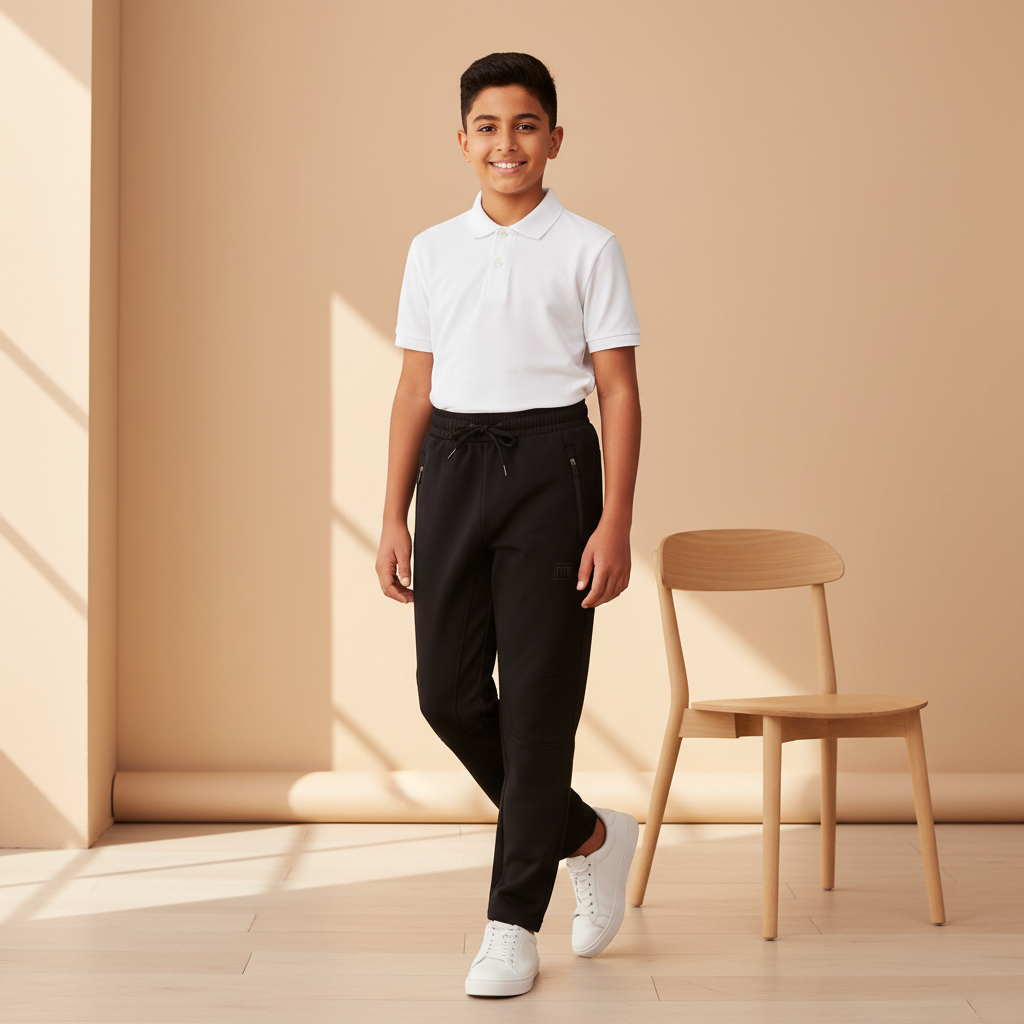 Boys Sports School Knitted Pants