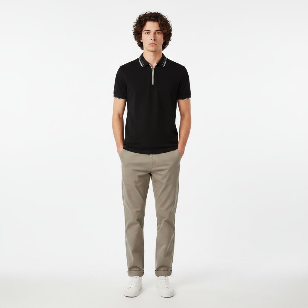 Men Polo T-Shirt Short Sleeve