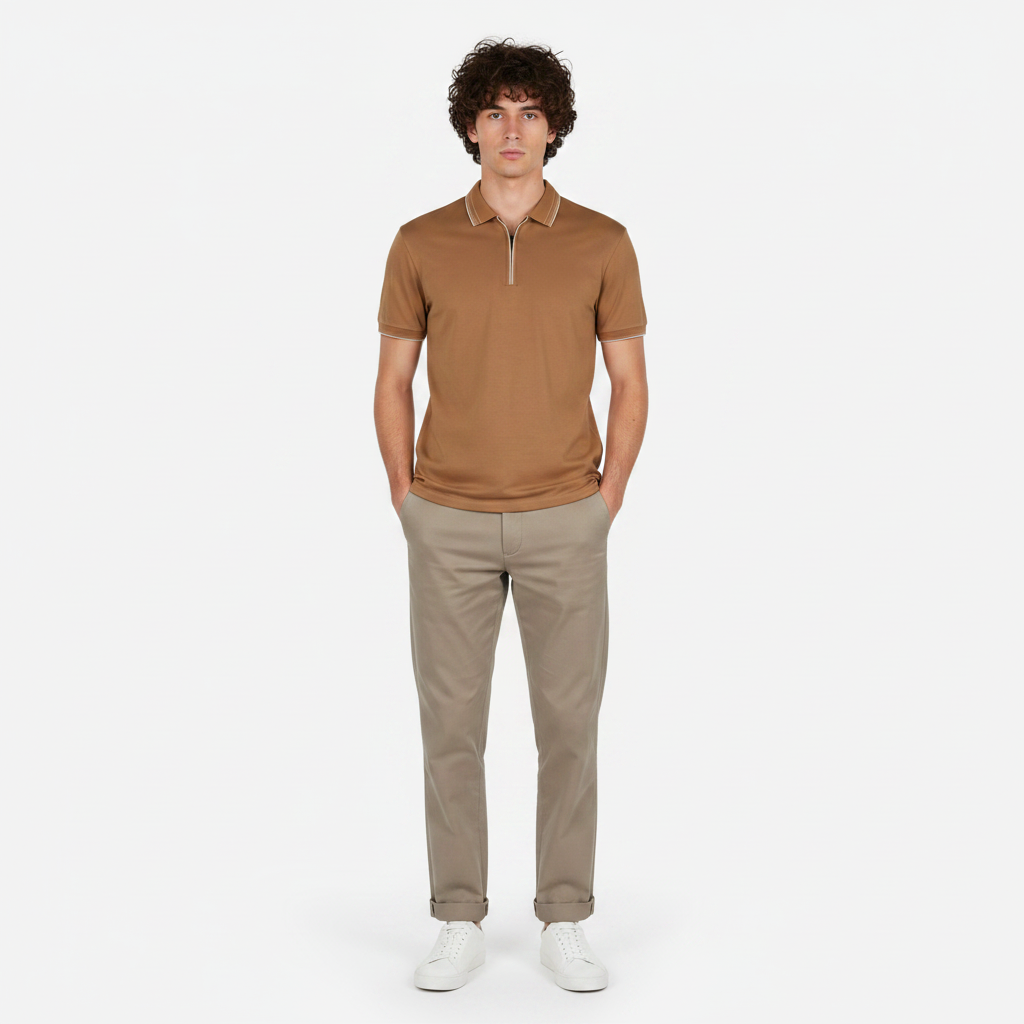 Men Polo T-Shirt Short Sleeve