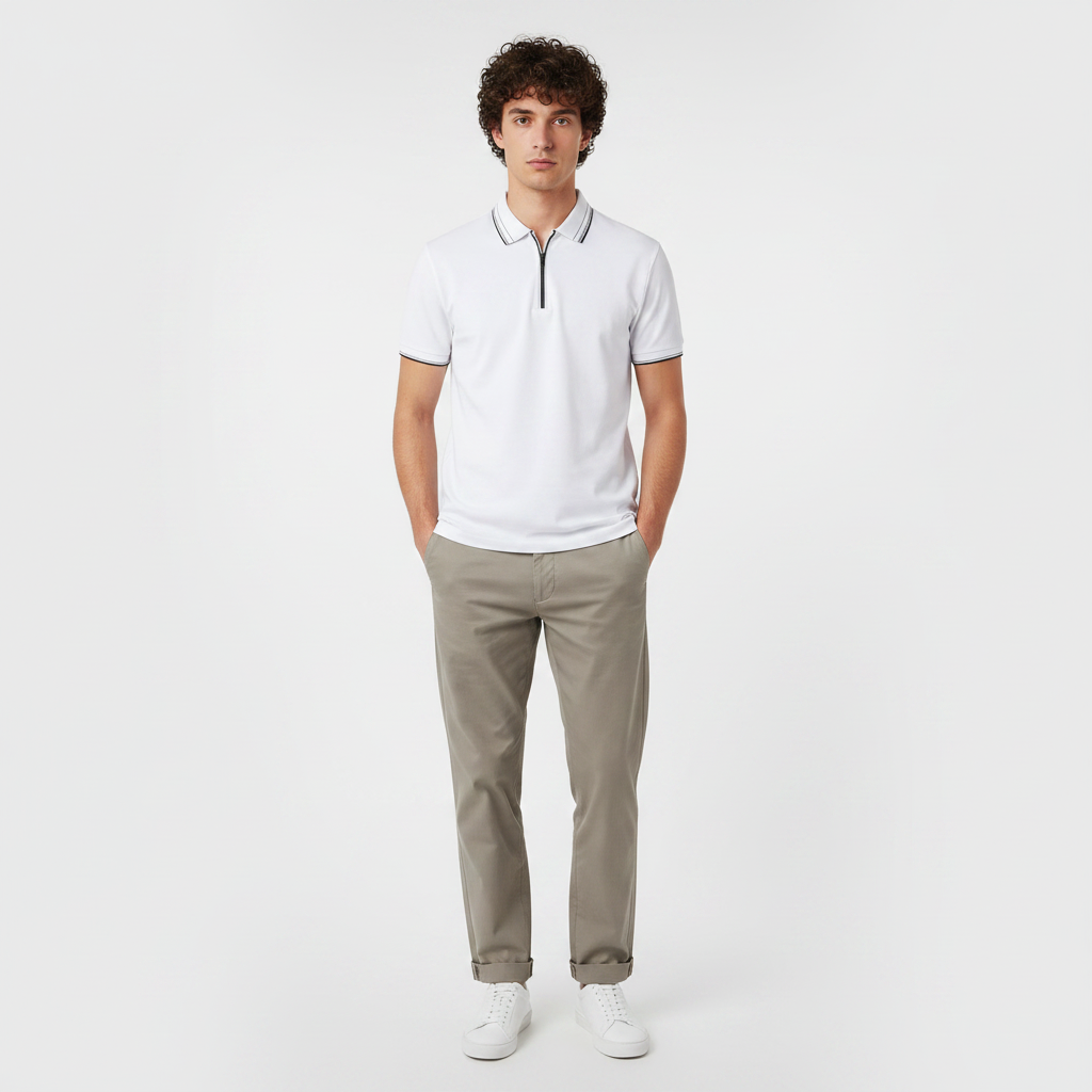 Men Polo T-Shirt Short Sleeve