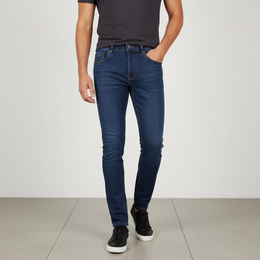 Men Denim Pants Jeans Slim Fit