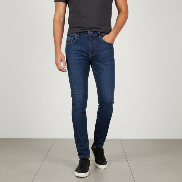 Men Denim Pants Jeans Slim Fit
