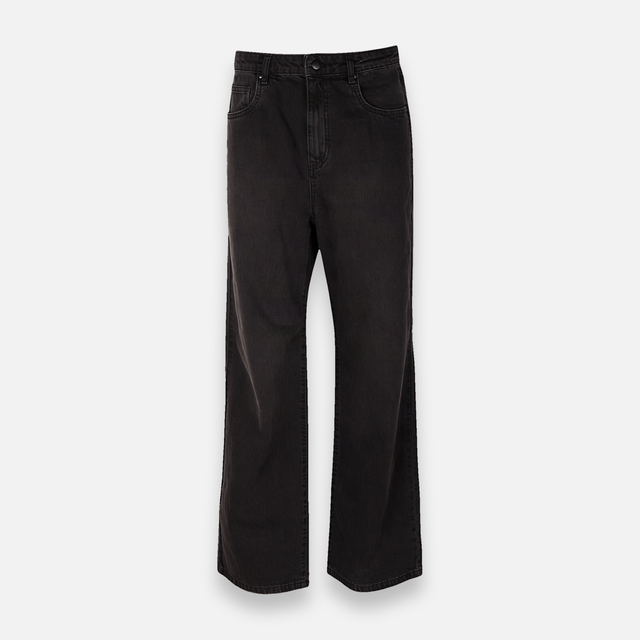 Womens Denim Pants Jeans Wide Leg