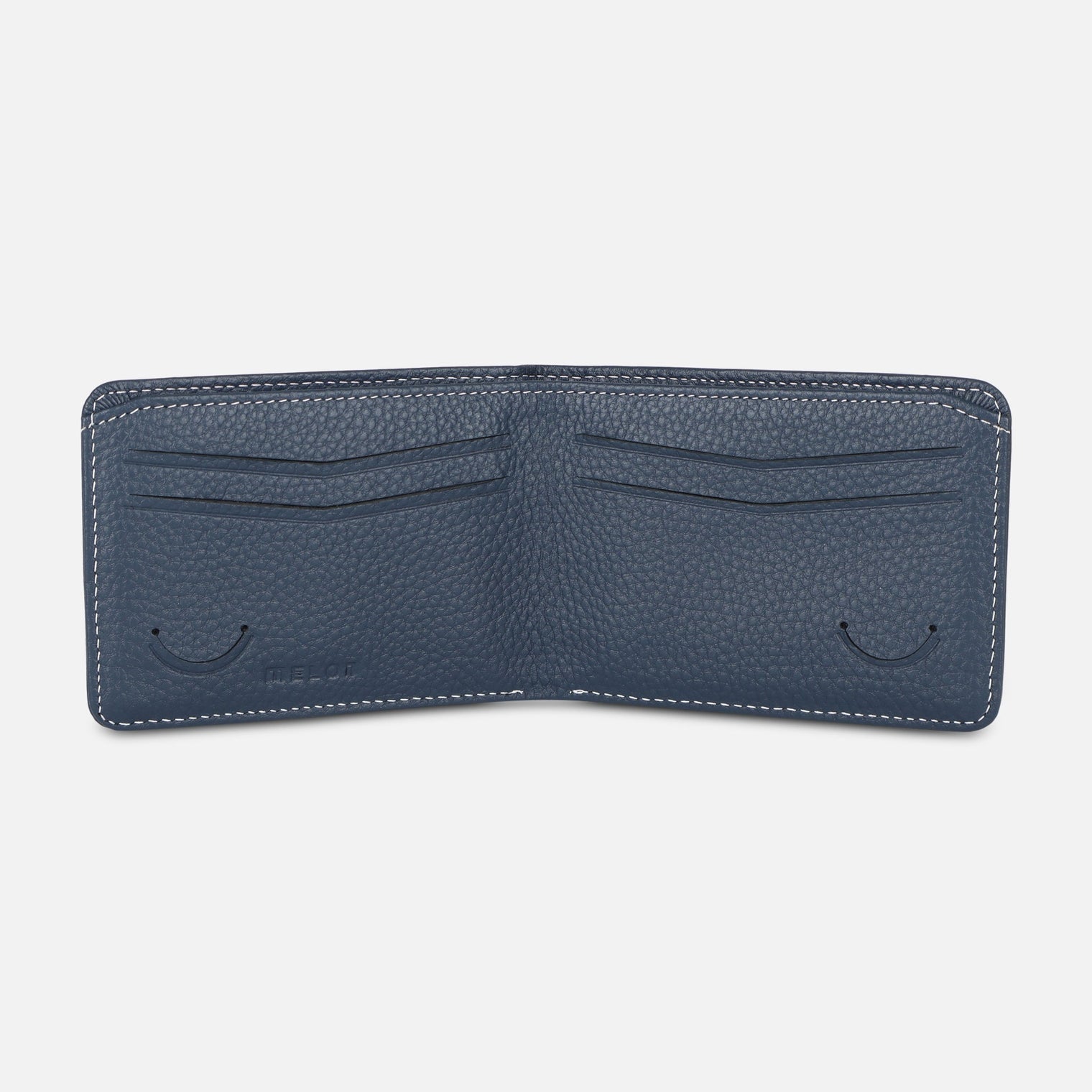 MEN BI-FOLD LEATHER WALLET