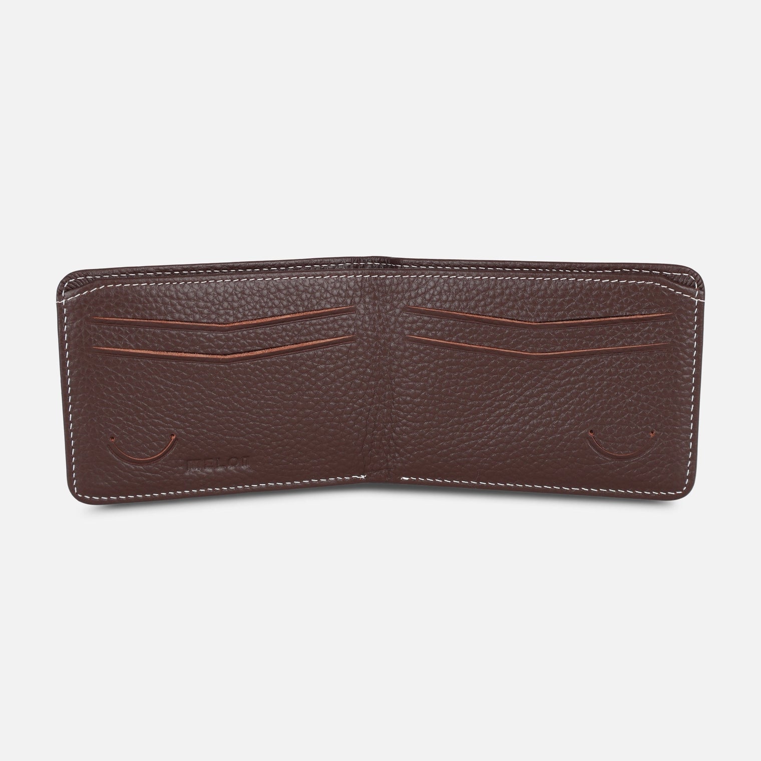 MEN BI-FOLD LEATHER WALLET