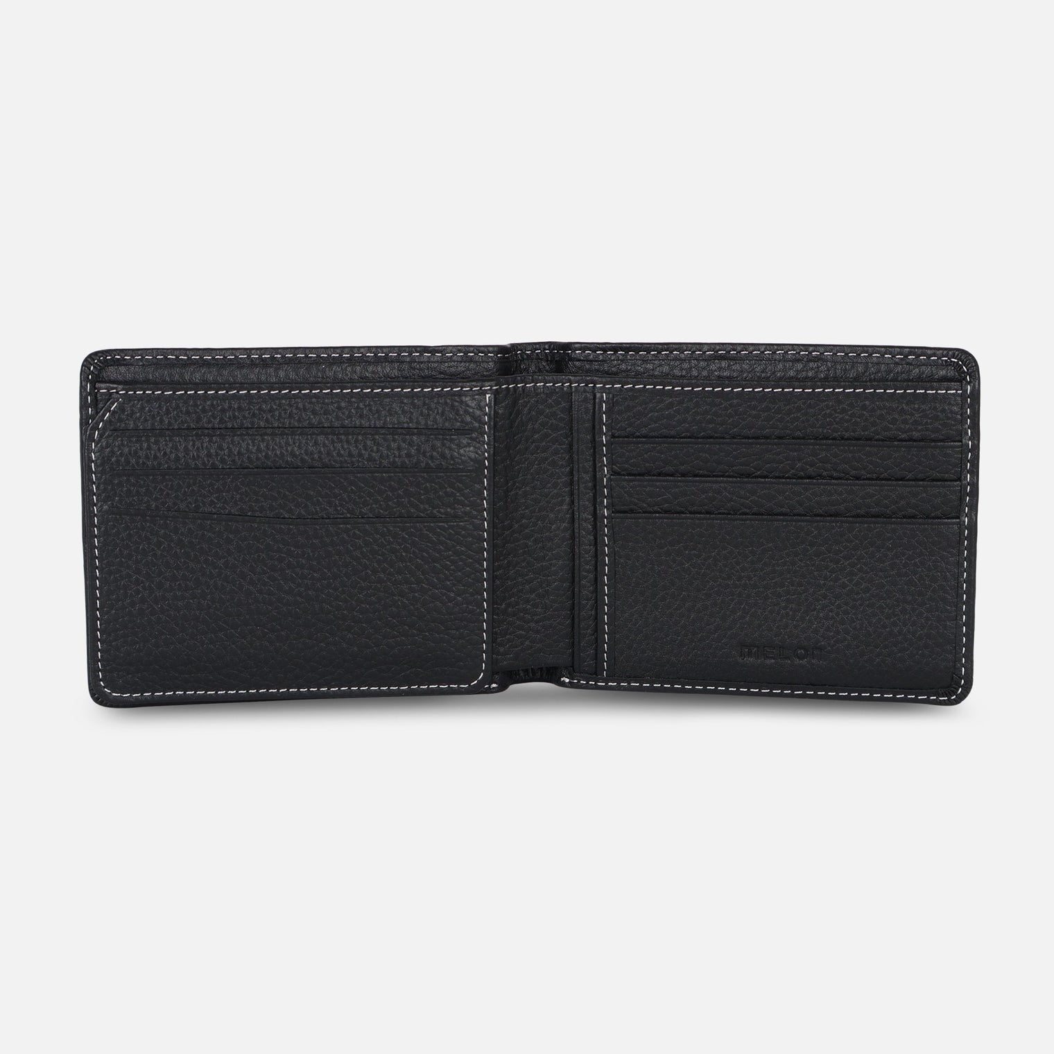 MEN BI-FOLD LEATHER WALLET