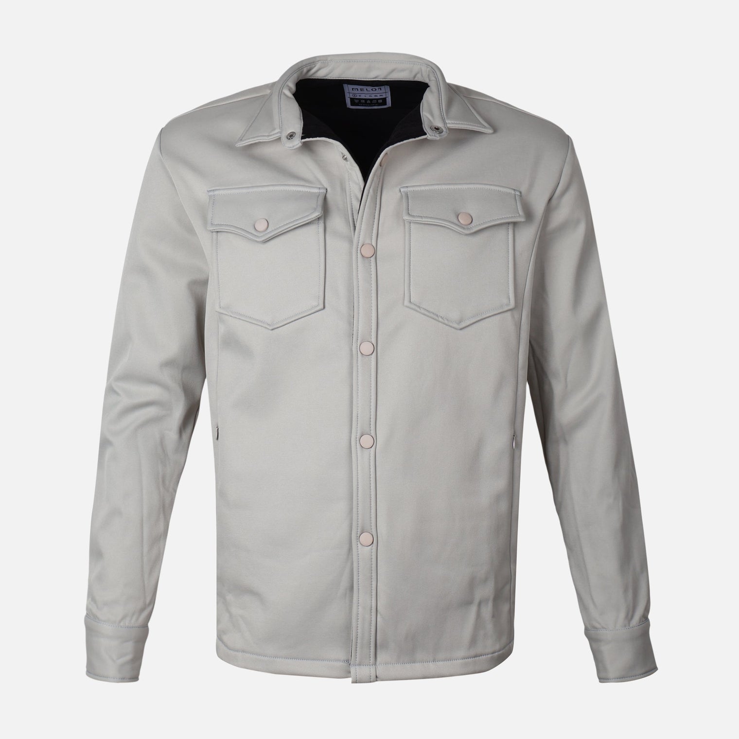 MEN LONG SLEEVE SHIRT SPREAD COLLAR