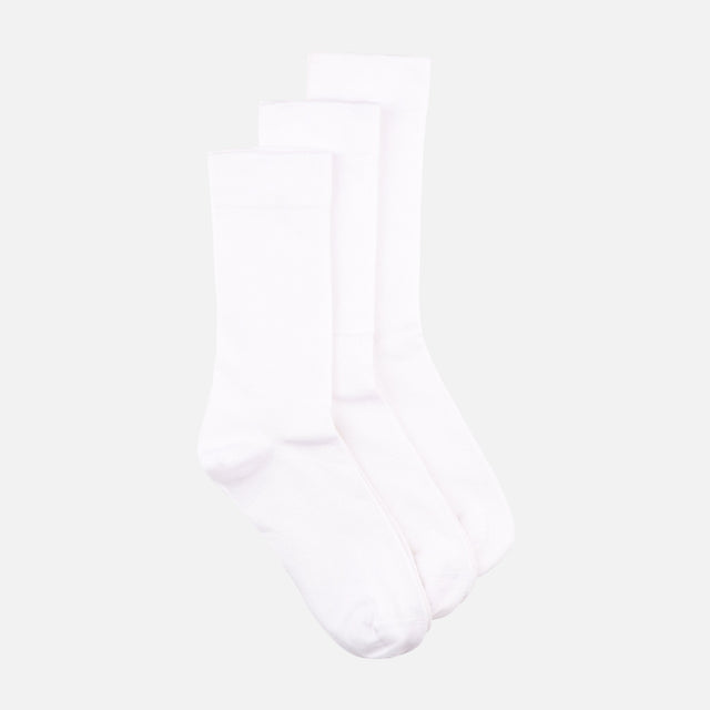 Men Diabetic Hand Linked Bamboo Crew Socks