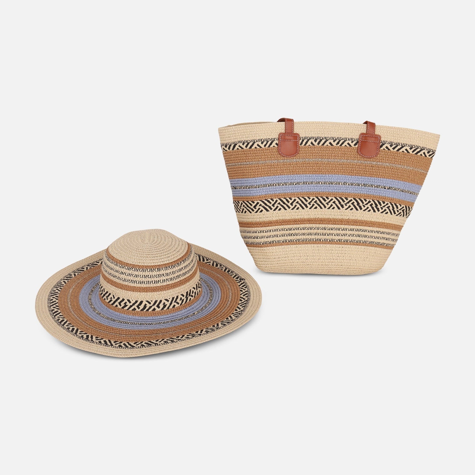 Ladies Fashion Beach Hat & Bag Set