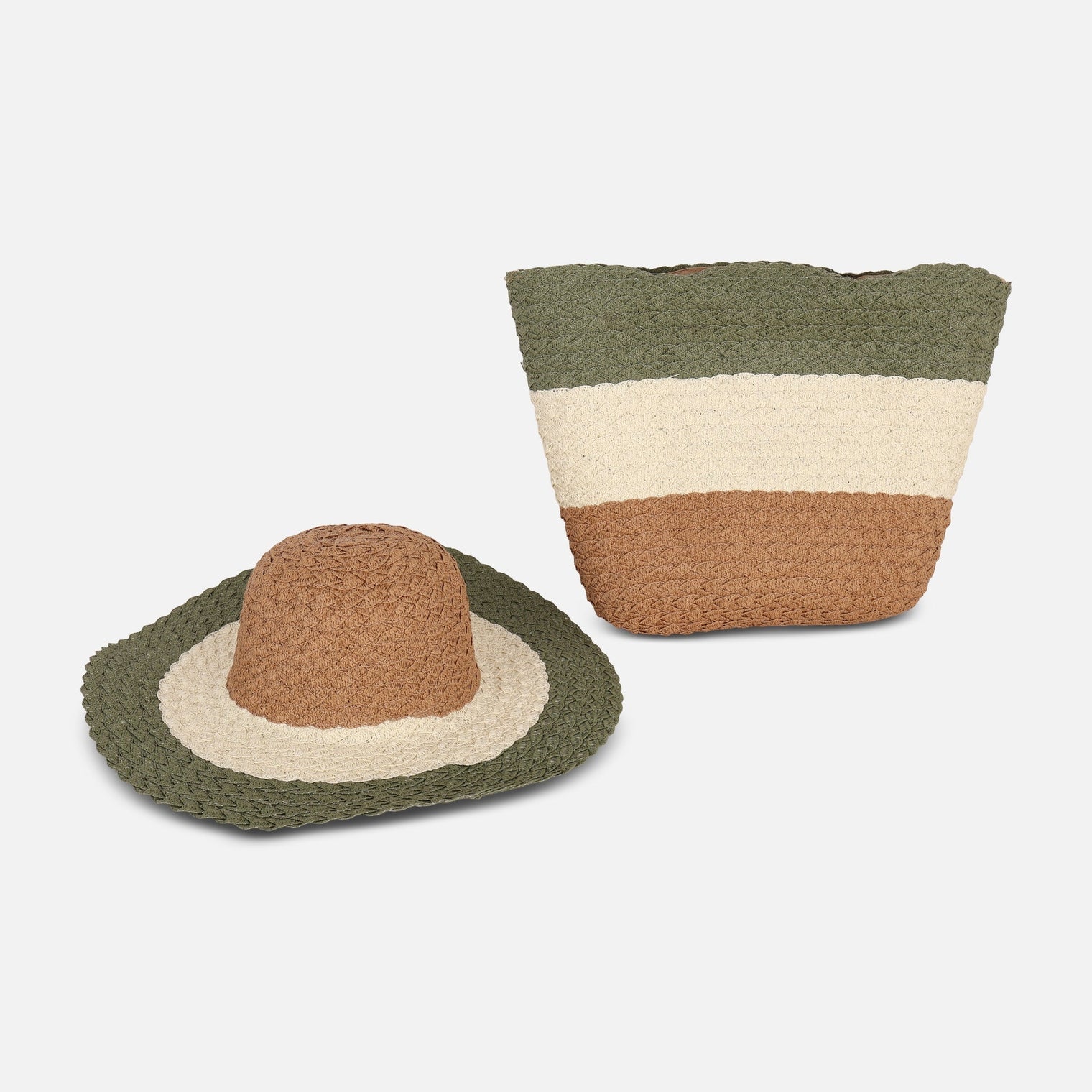 Ladies Fashion Beach Hat & Bag Set