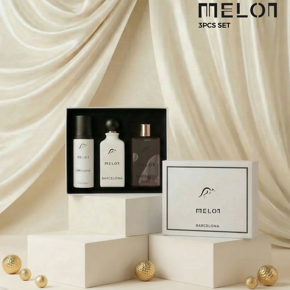 Melon Gift Pack 02 - 3 Pieces Set (Bercelona)
