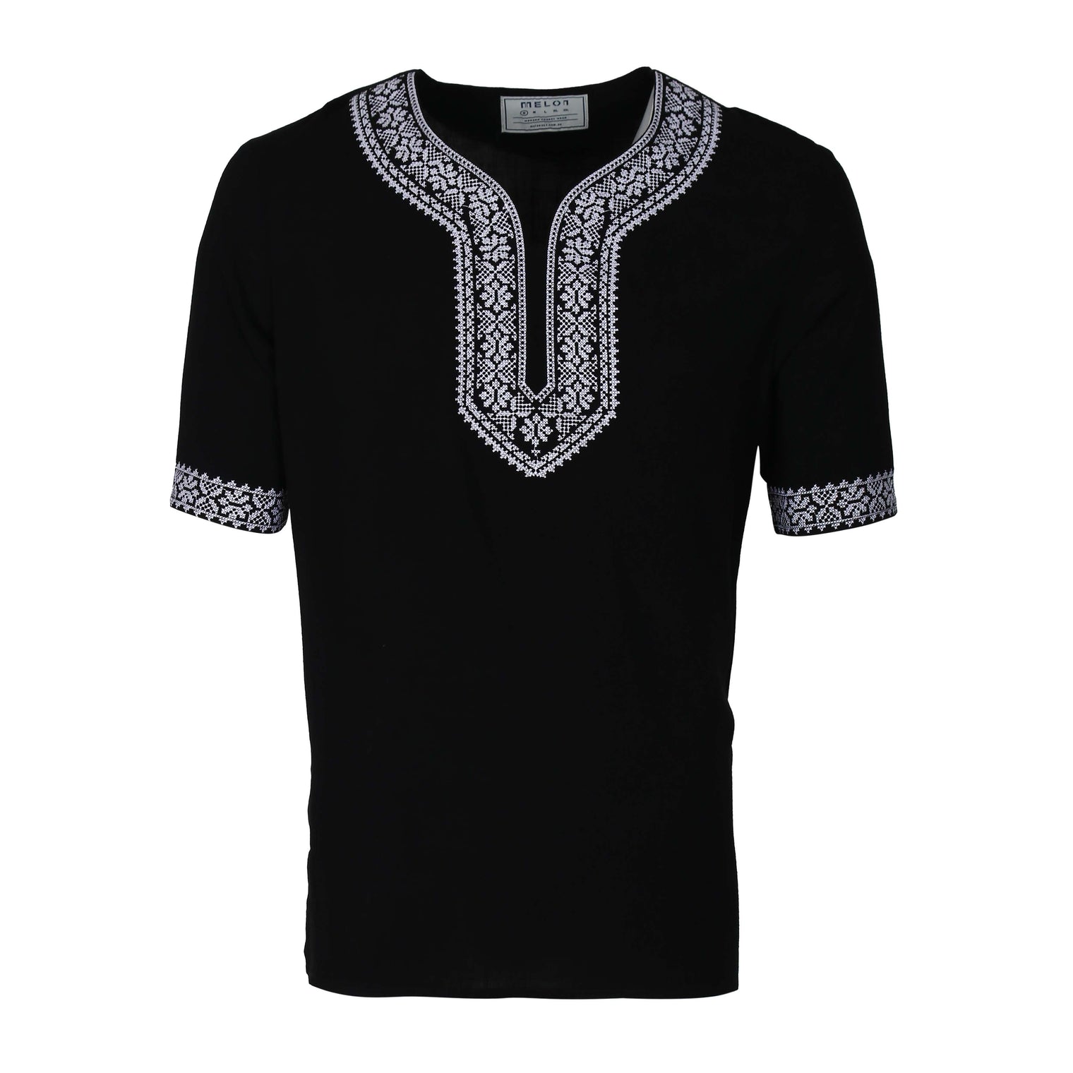 Men Linen Shirt Short Sleeves Regular Fit