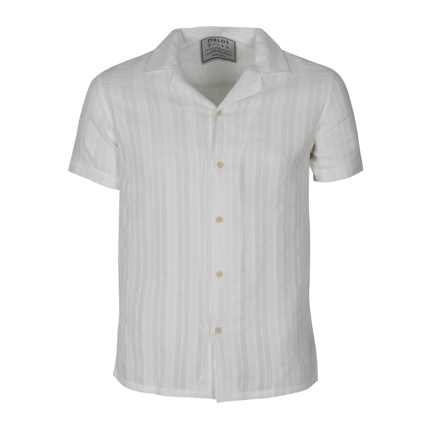 MEN LINEN SHIRT SHORT SLEEVES REGULAR FIT