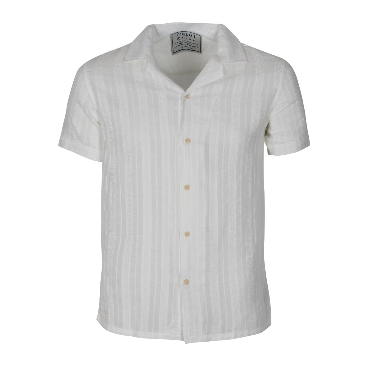 MEN LINEN SHIRT SHORT SLEEVES REGULAR FIT