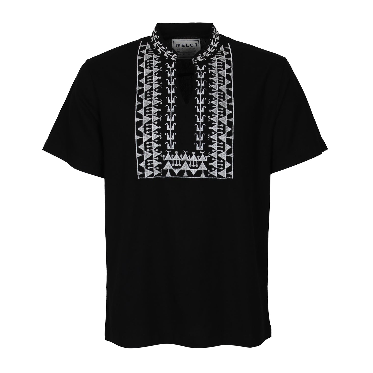 Men Linen Shirt Short Sleeves Regular Fit
