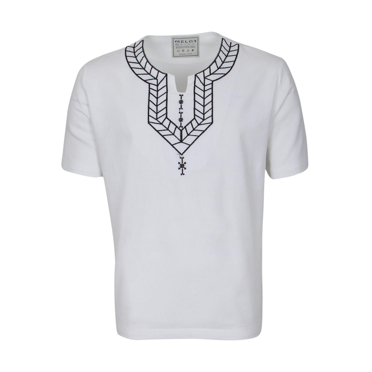 Men Linen Shirt Short Sleeve
