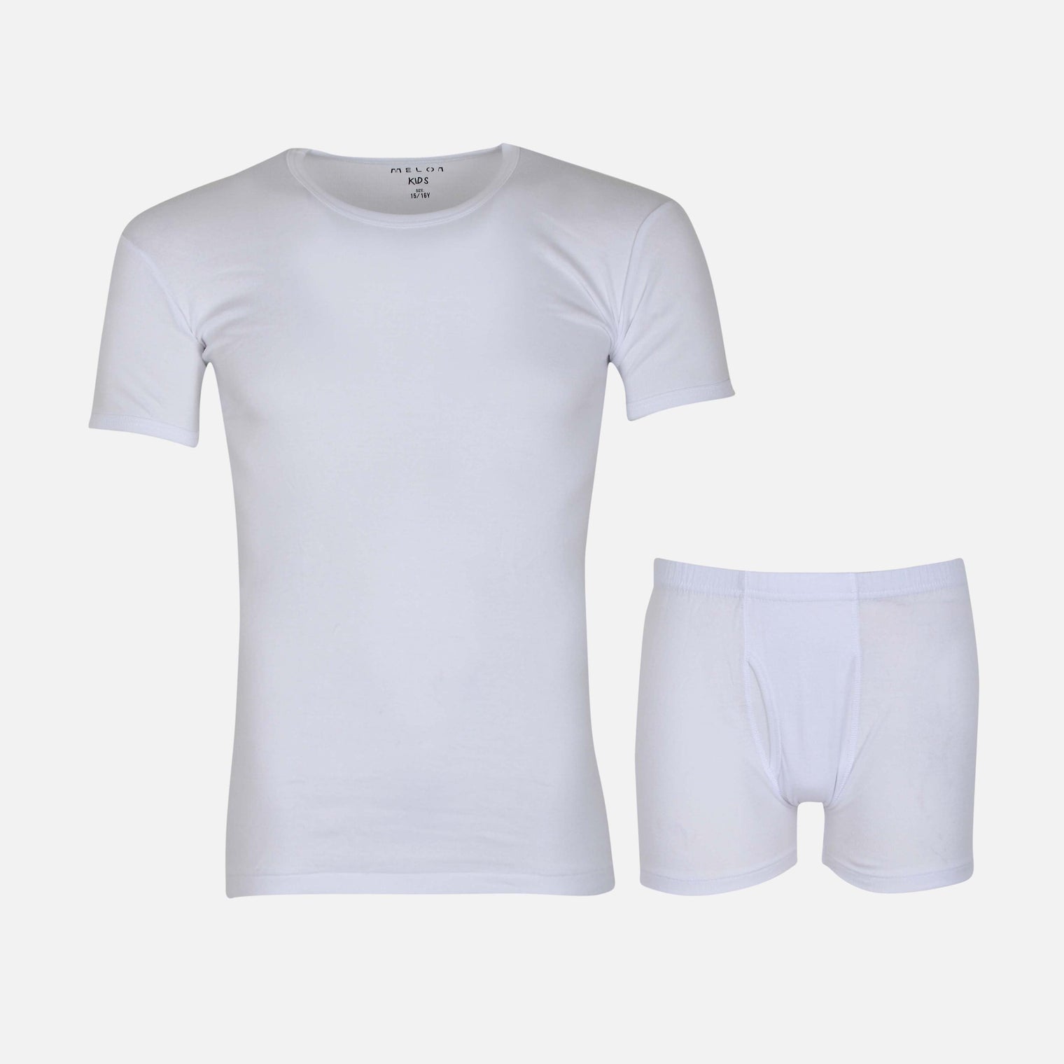 BOYS 2-PIECE UNDERWEAR SET (T-SHIRT & SHORTS)
