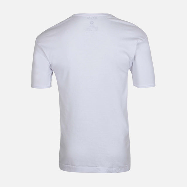 Men Innerwear V-Neck Half Sleeve White 3 Pieces