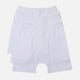 MEN EXTRA LONG TRUNK WHITE 3 PIECES