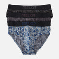 Men Innerwear Printed Brief 3 Pieces