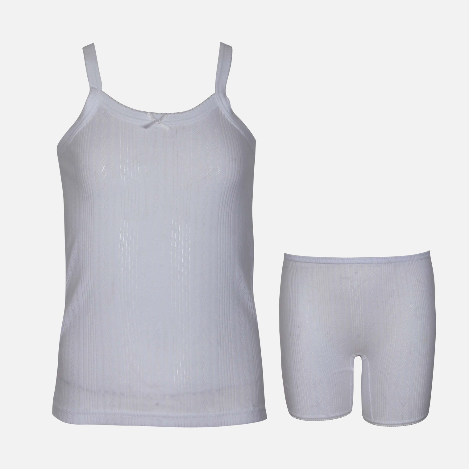 Girls Underwear Vest & Short 2 Pieces Set