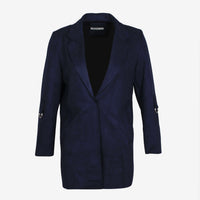 Ladies Long Sleeve Suede Jacket