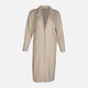 Ladies Long Sleeve Suede Coat