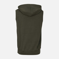 MEN REGULAR FIT VEST HOODED