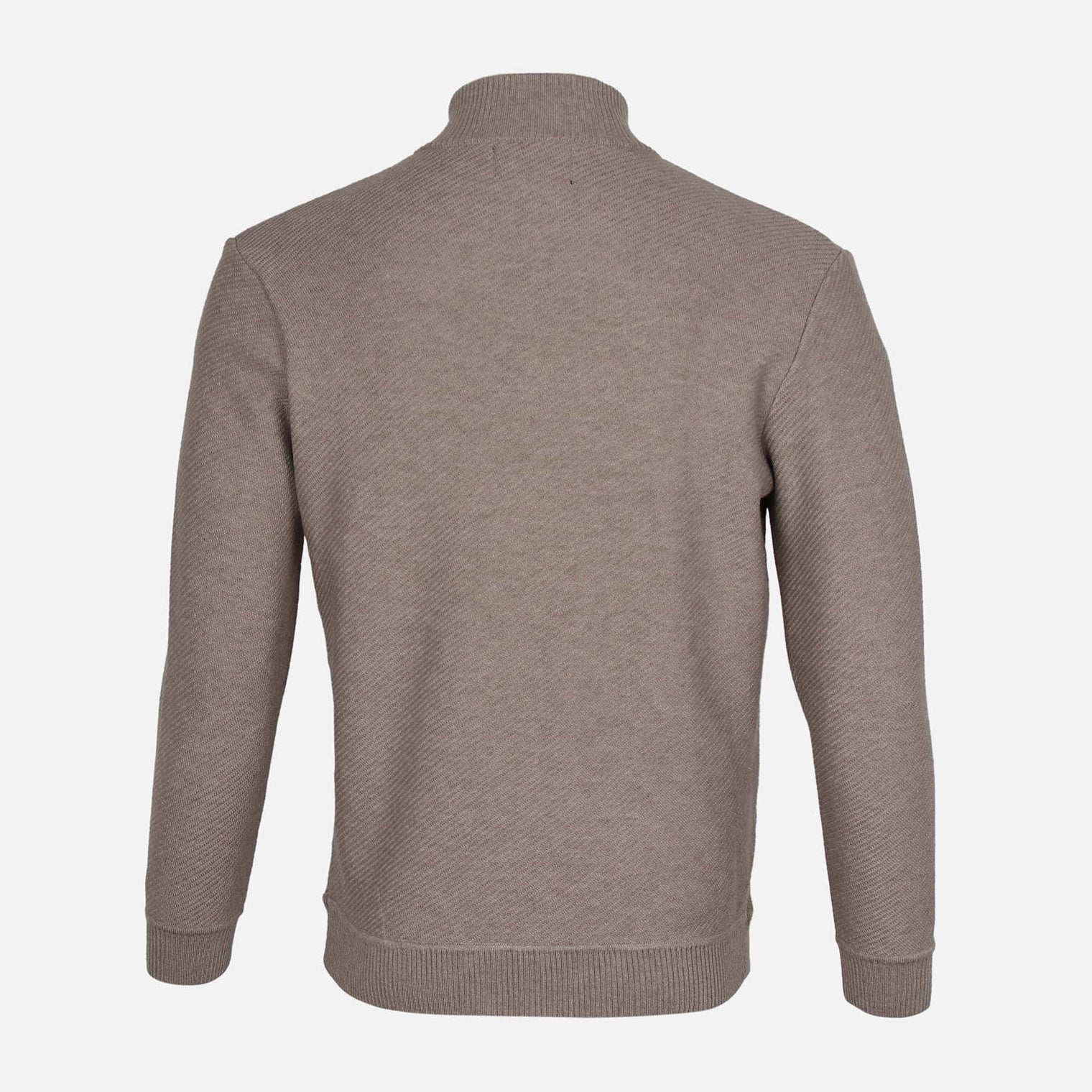 MEN REGULAR FIT SWEATER FULL ZIPPER