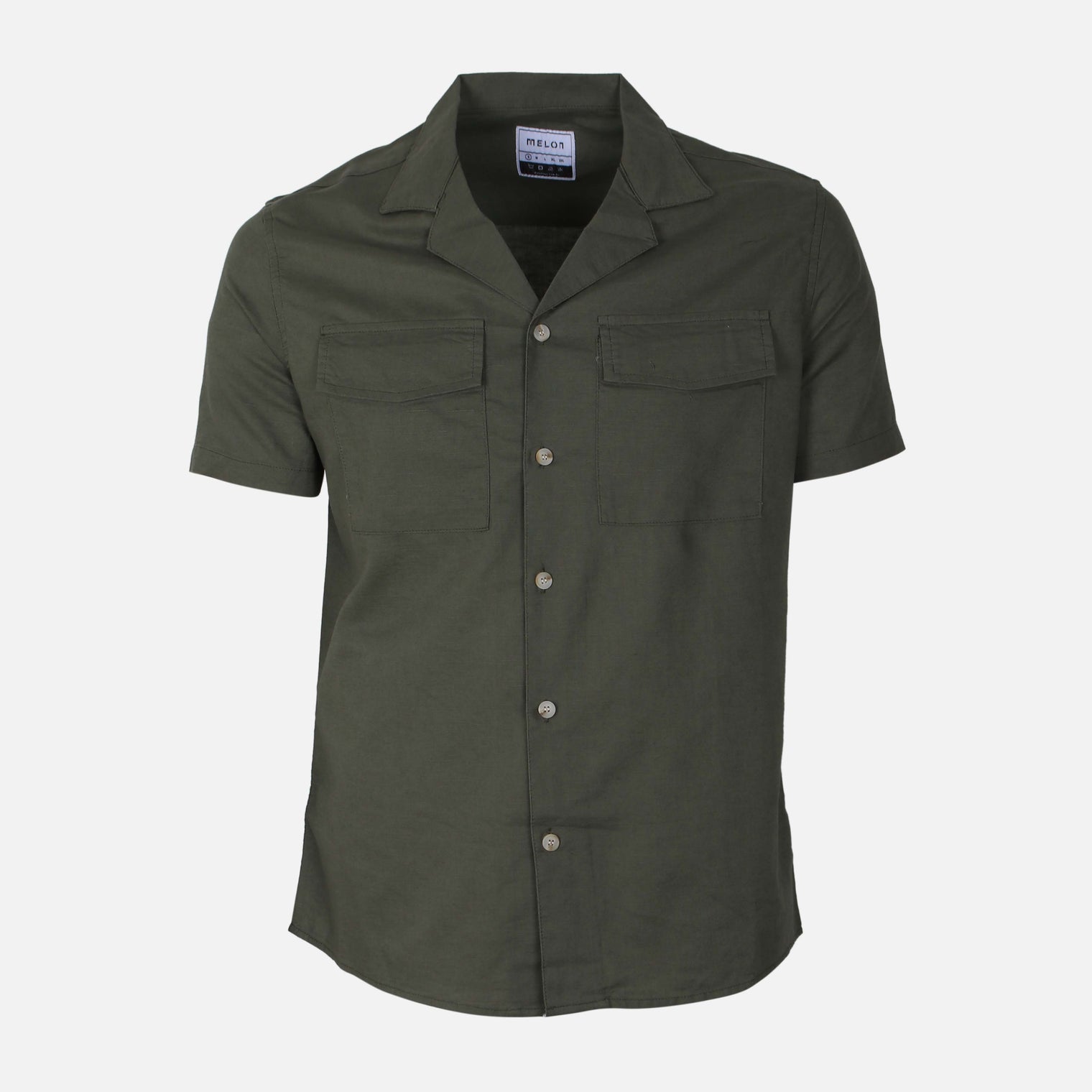 MEN SHORT-SLEEVE LINEN SHIRT